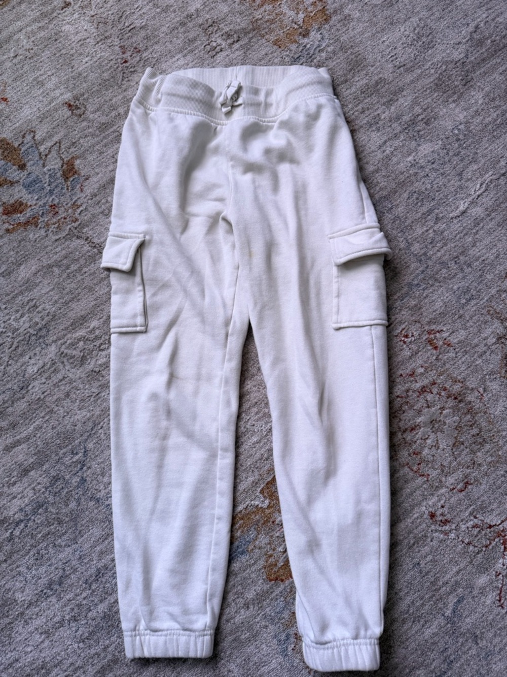 Nautica White Kids Cargo Sweatpants